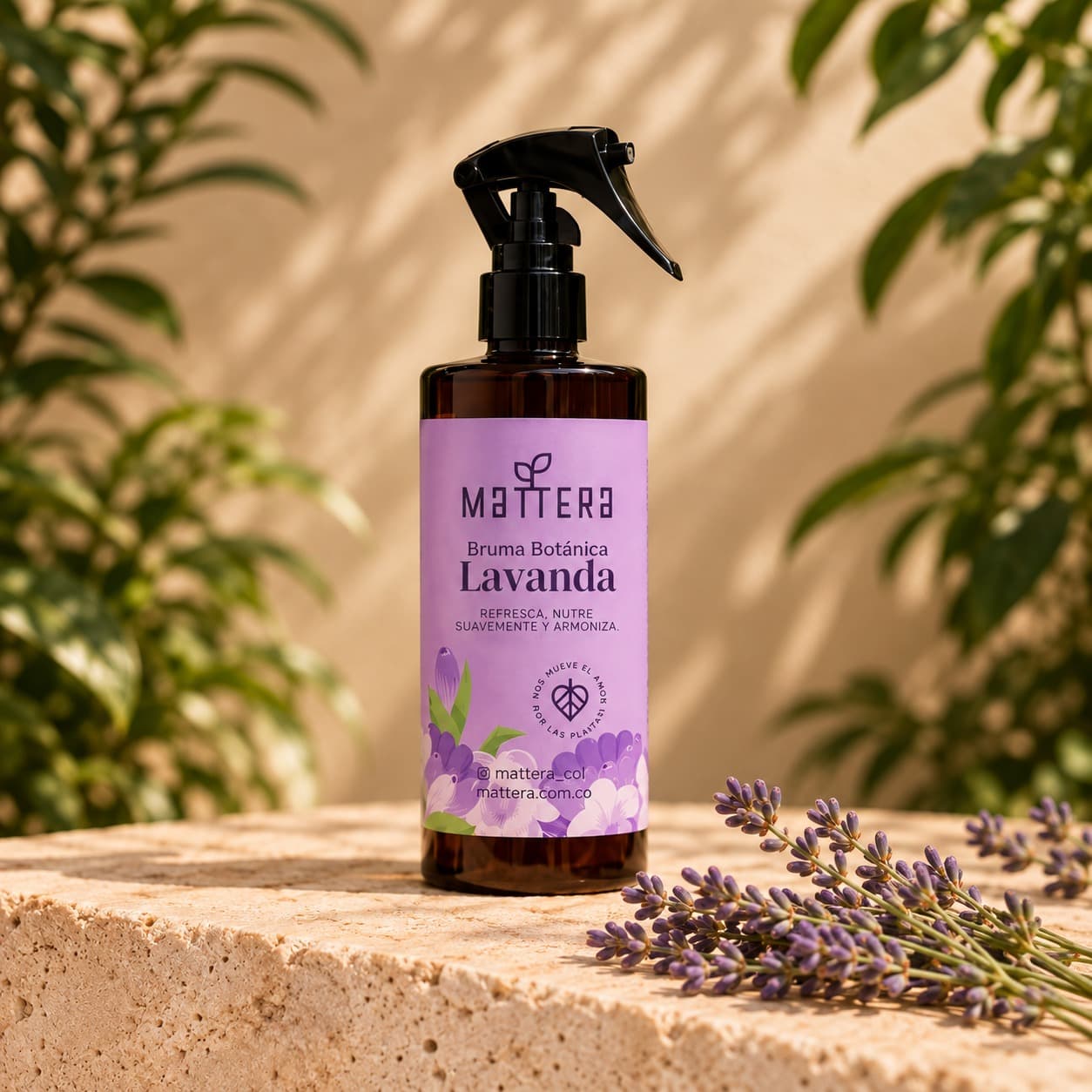 Bruma nutricional lavanda: Refresca y nutre.
